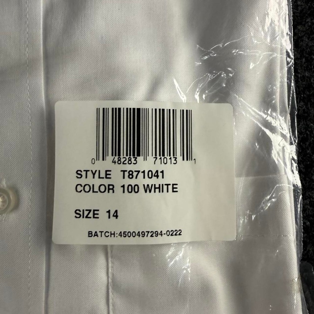 Tommy Hilfiger white button up shirt size 14 Boys - Picture 3 of 5